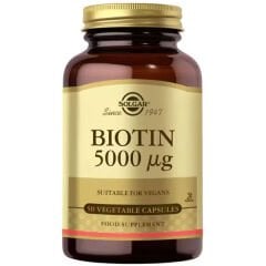 Solgar Biotin 5000 mcg 50 Kapsül