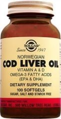 Solgar Cod Liver Oil 100 Kapsül