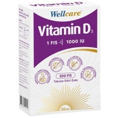 Wellcare Vitamin D3 1000 IU 5 ml