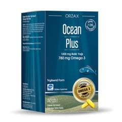 Ocean Plus 1200 mg Konsantre Balık Yağı 50 Kapsül