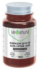 Venatura Koenzim Q10 ve Alfa Lipoik Asit 60 Kapsül