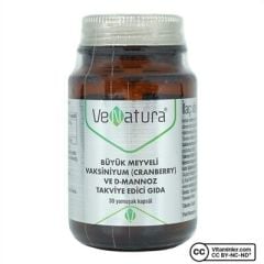 VeNatura Cranberry ve D-Mannoz Takviye Edici Gıda 30 Kapsül