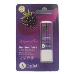 Jenbol Lip Balm Nemlendirici Dudak Bakım Kremi Böğürtlen Spf 20 5 gr