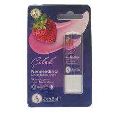 Jenbol Lip Balm Nemlendirici Dudak Bakım Kremi Çilek Spf 20 5 gr