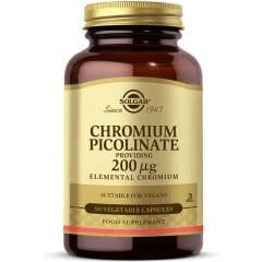 Solgar Chromium Picolinate 200 mcg 90 Kapsül