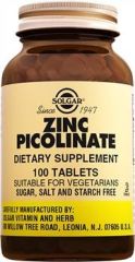 Solgar Zinc Picolinate 15 mg 100 Tablet