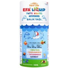 New Life Efa Liquid 150 ml Balık Yağı Tutti Frutti Aromalı