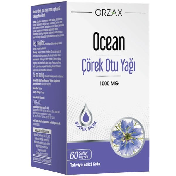 Ocean Çörek Otu Yağı 1000 mg 60 Kapsül