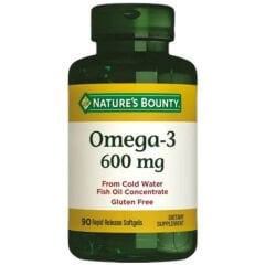 Nature's Bounty Omega-3 600 mg 90 Softgel