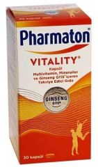 Pharmaton Vitality 30 Kapsül