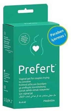Pre-Seed - Prefert Hamilelik Jeli 8x4 gr Aplikatör - 2 Aylık