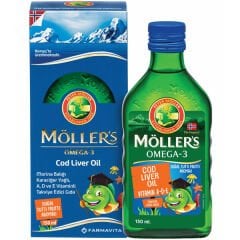 Möllers Balık Yağı Şurubu 150 ml Tutti Frutti Aromalı