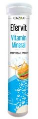 Orzax Efervit Multivitamin ve Mineral 20 Tablet