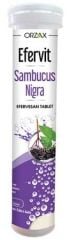 Efervit Sambucus Nigra Kara Mürver C Vitamini Çinko 20 Efervesan