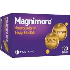 Magnimore 120 Tablet Magnezyum Takviyesi