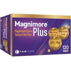 Magnimore Plus 120 Tablet Magnezyum Takviyesi
