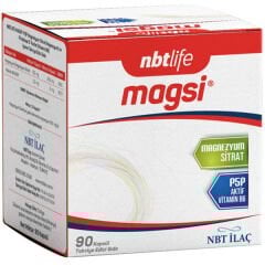 NBTLife Magsi Magnezyum Sitrat + Piridoksal 5 Fosfat 60 Tablet