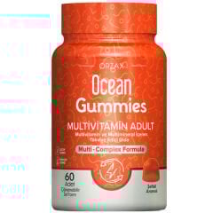 Orzax Ocean Gummies Multivimatimin Adult 60 Adet Çiğnenebilir Jel Form