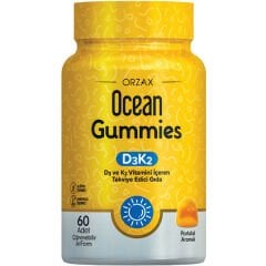 Ocean Gummies D3K2 60 Adet Çiğnenebilir Jel Form