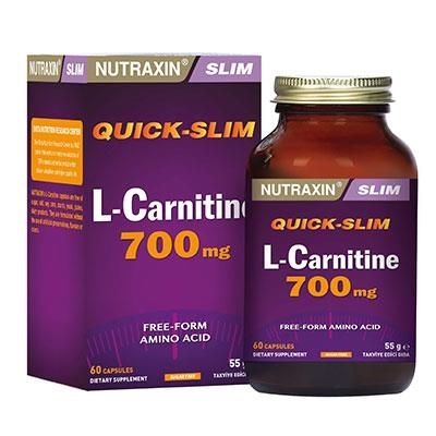 Nutraxin L-Carnitine 700 mg 60 Kapsül