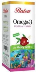 Balen Omega 3 Balık Yağı Vişne Aromalı 100 ml