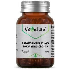 Venatura Astaksantin 12mg 30 Yumuşak Kapsül
