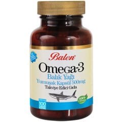 Balen Balık Yağı Yumuşak Kapsül 650 mg 100 Kapsül