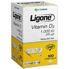 Ligone Vitamin D3 1.000 IU 100 Softgel
