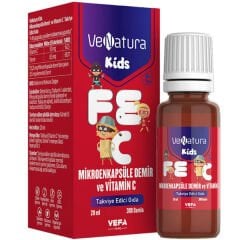 Venatura Kids Mikroenkapsüle Demir ve Vitamin C Damla 20 ml