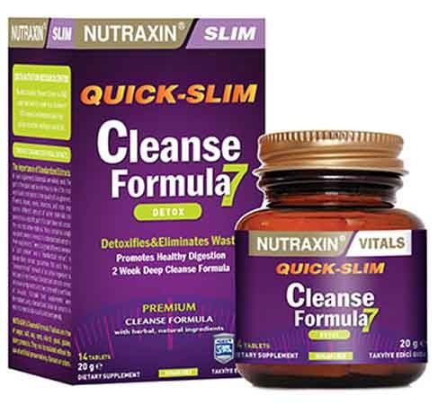 Nutraxin Cleanse Formula 7 14 Tablet QS