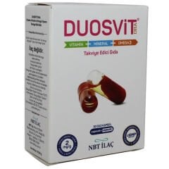 Duosvit DHA (Vitamin-Mineral-Omega3) 30 Kapsül
