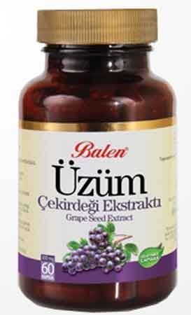 Balen Üzüm Çekirdeği Kapsül 375 mg x 60