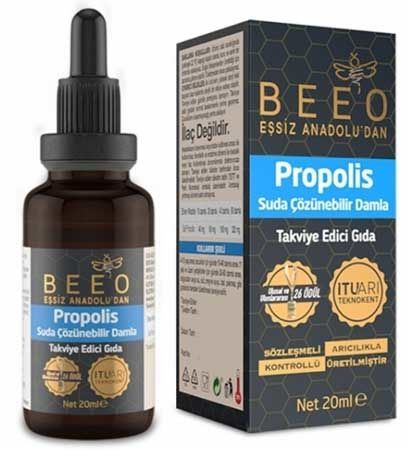 Beeo Suda Çözünür Propolis Damla 20 ml