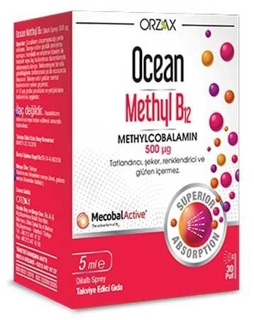 Ocean Methyl B12 500 mcg Sprey 5 ml