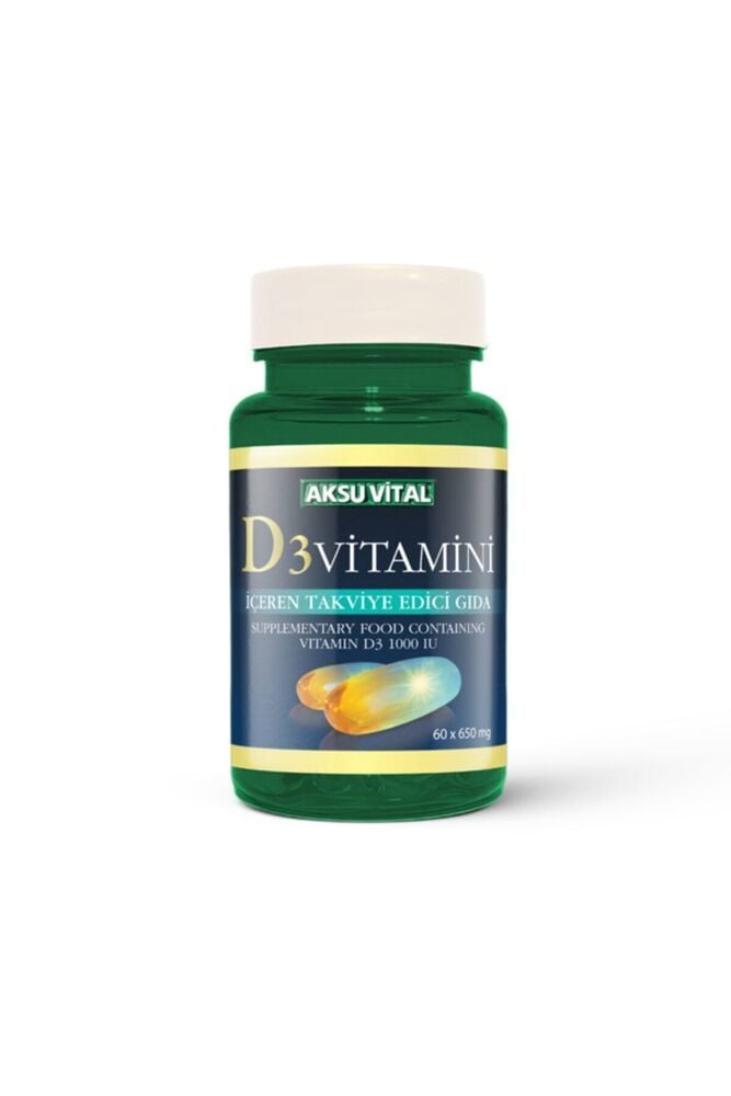 Aksu Vital Vıtamın D3 60 Softgel
