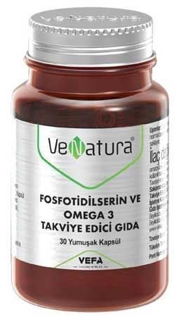 Venatura Fosfotidilserin ve Omega 3 30 Kapsül