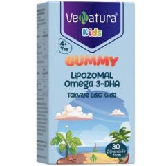 Venatura Kids Gummy Lipozomal Omega 3 Dha 30 Çiğnenebilir Form