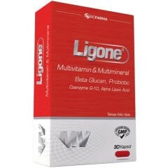 Ligone Beta Glucan Probiotic Multivitamin 30 Tablet