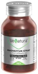 Venatura Magnezyum Sitrat ve P-5-P (Vitamin B6) 60 Tablet