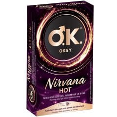 OKEY Nirvana Hot Prezervatif 10 Adet