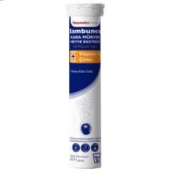 Imuneks Sambunex Kara Mürver Vitamin C Çinko 15 Efervesan Tablet