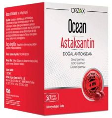 Ocean Astaksantin 30 Kapsül