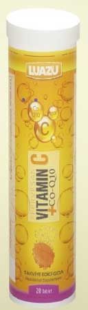 Luazu Vitamin C + Coenzyme Q10 + Vit D3 20 Tablet