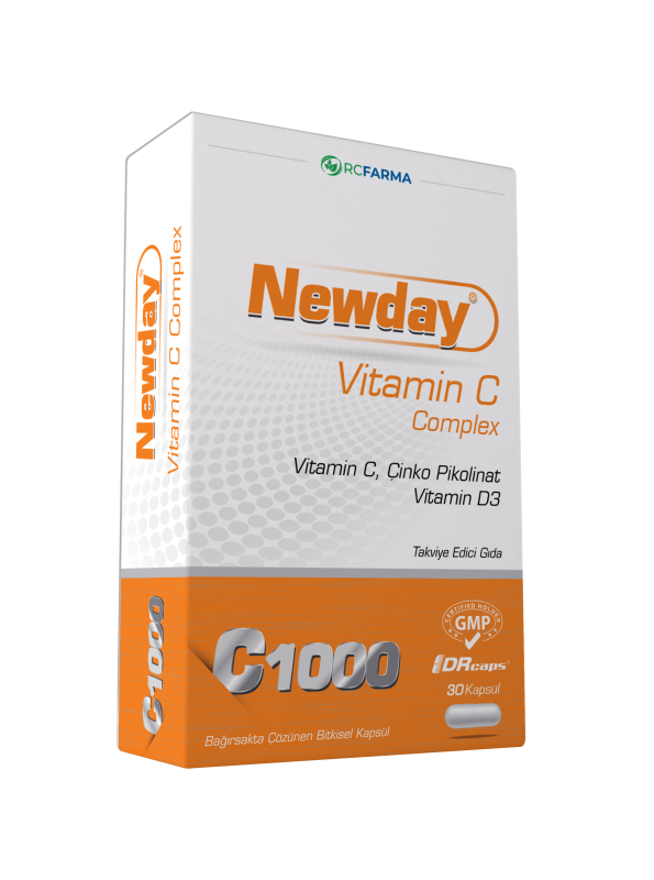 Newday Vitamin C Complex 30 Kapsül