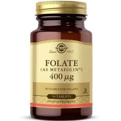 Solgar Folate (Metafolin) 400 mcg 50 Tablet