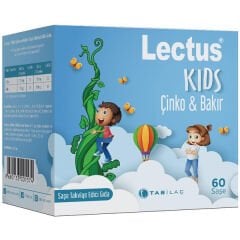 Lectus Kids Çinko Bakır 60 Saşe