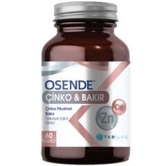 Osende Çinko Bakır 60 Kapsül