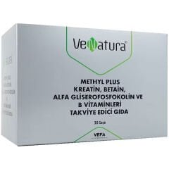 Venatura Methyl Plus Kreatin, Betain, Alfa Gliserofosfokolin ve B Vitaminleri 30 Saşe