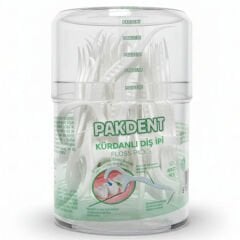 Pakdent Kürdanlı Diş İpi Silindir Kutu 50 Adet