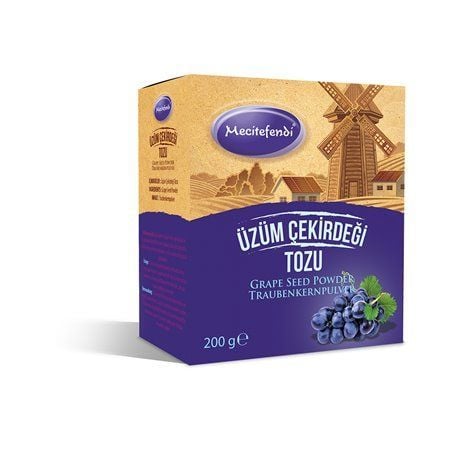 Mecitefendi Üzüm Çekirdeği Tozu 200 gr